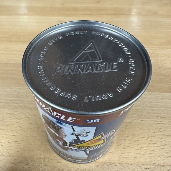 1997-98 Pinnacle Inside Rare PETER FORSBERG Sealed Collector Can w/10 Card Pack - Picture 4 of 5